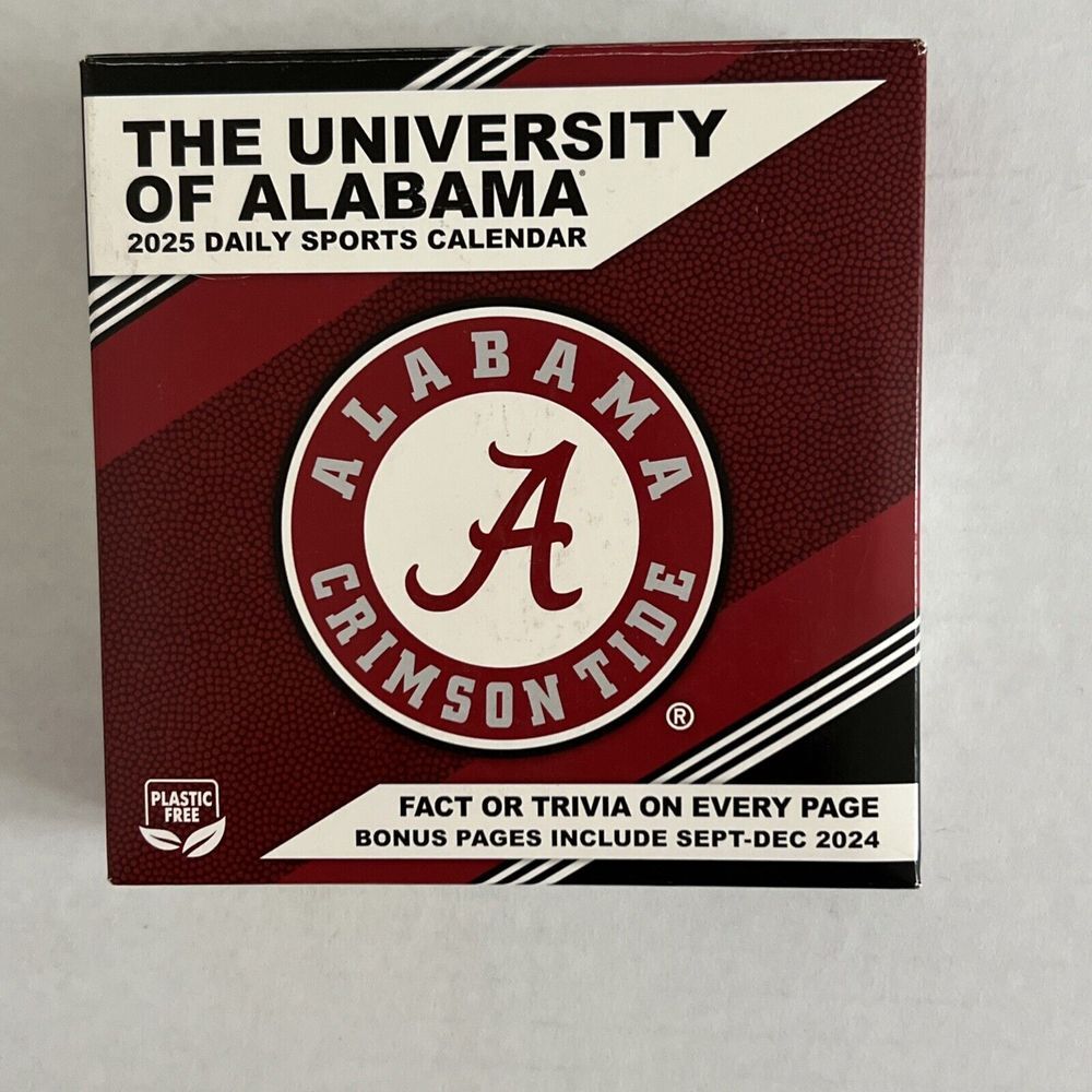 The University‎ Of Alabama Crimson Tide 2025 Desk calendar